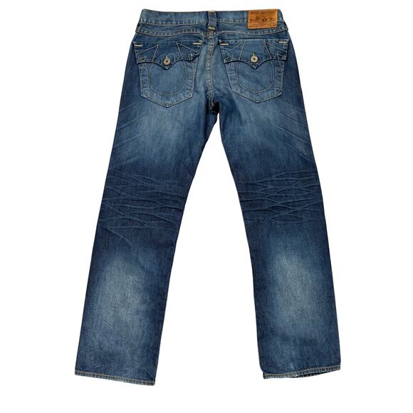 True Religion Ricky Big T Straight Leg Jeans Men's 40x35 READ